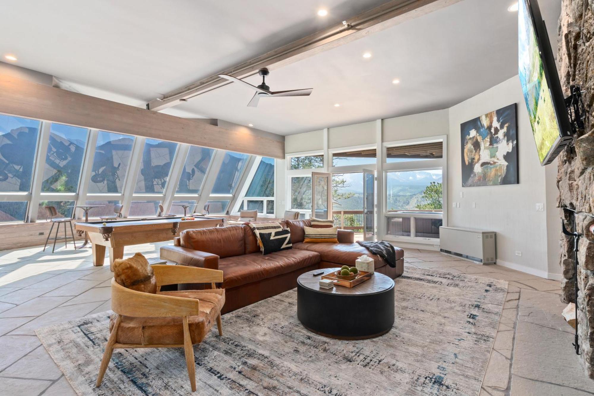 Casa De Cristal-Epic Views-Hottub-Sauna-Sleeps 10-Luxury Linens-Stocked Kitchen Estes Park Exteriör bild