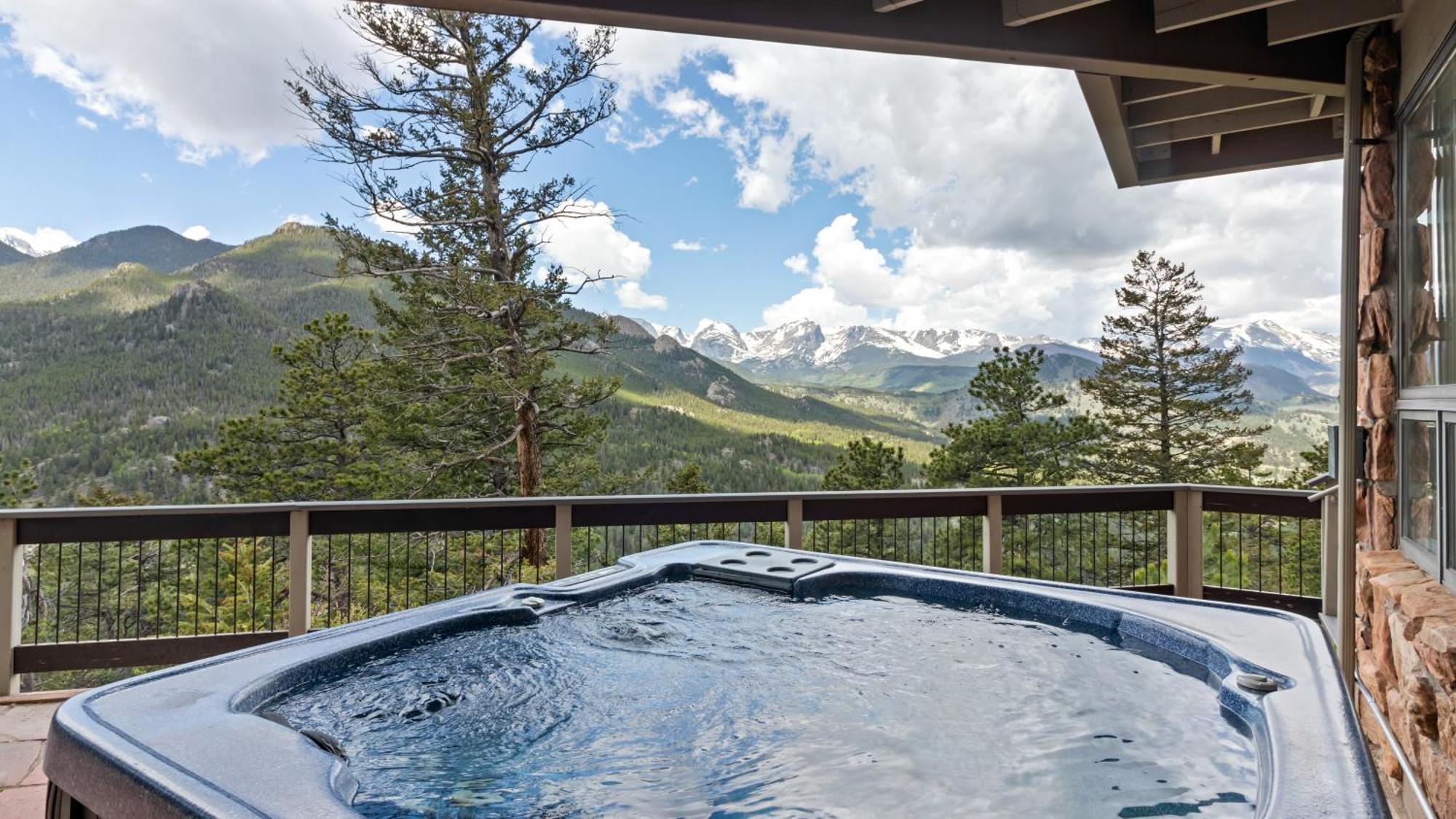 Casa De Cristal-Epic Views-Hottub-Sauna-Sleeps 10-Luxury Linens-Stocked Kitchen Estes Park Exteriör bild